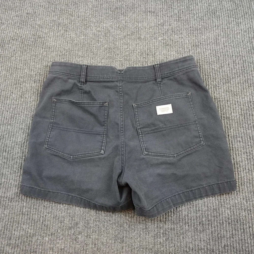 REI Co-op Cargo Shorts Womens 10 Gray Twill Hiking Outdoor Pockets Casual Trail